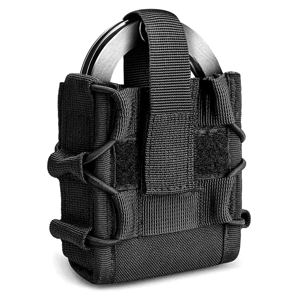 Étui Ouvert pour Menottes – Poche Tactique Compatible MOLLE – Étui Universel pour Ceinture de Service - BLACKBEARD OUTDOOR INDUSTRIES
