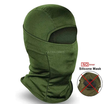 Tactical Mask Outdoor Balaclava – Masque Balaclava Silicone Demi-visage Coupe-vent Ma boutique