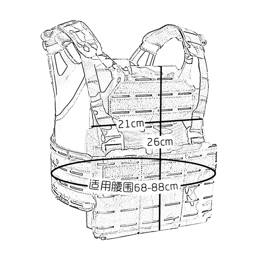 Gilet Tactique Enfant MOLLE – 6 à 14 ans | Airsoft, Chasse, Jeu de Rôle | 8 Coloris