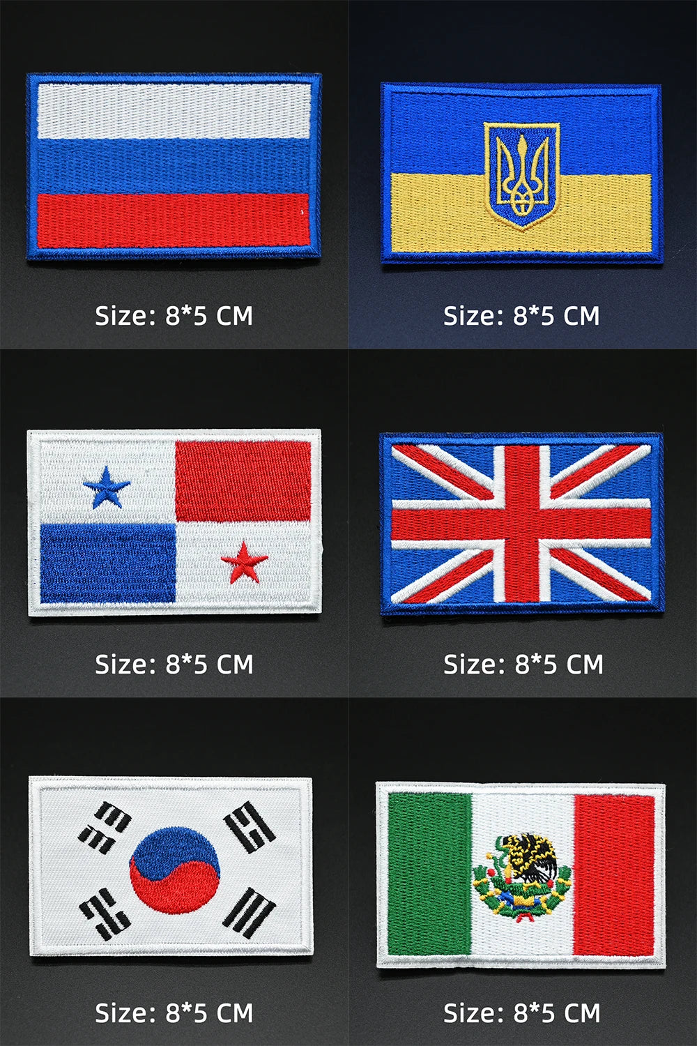 Patches Drapeaux Brodés Tactiques – international - BLACKBEARD OUTDOOR INDUSTRIES