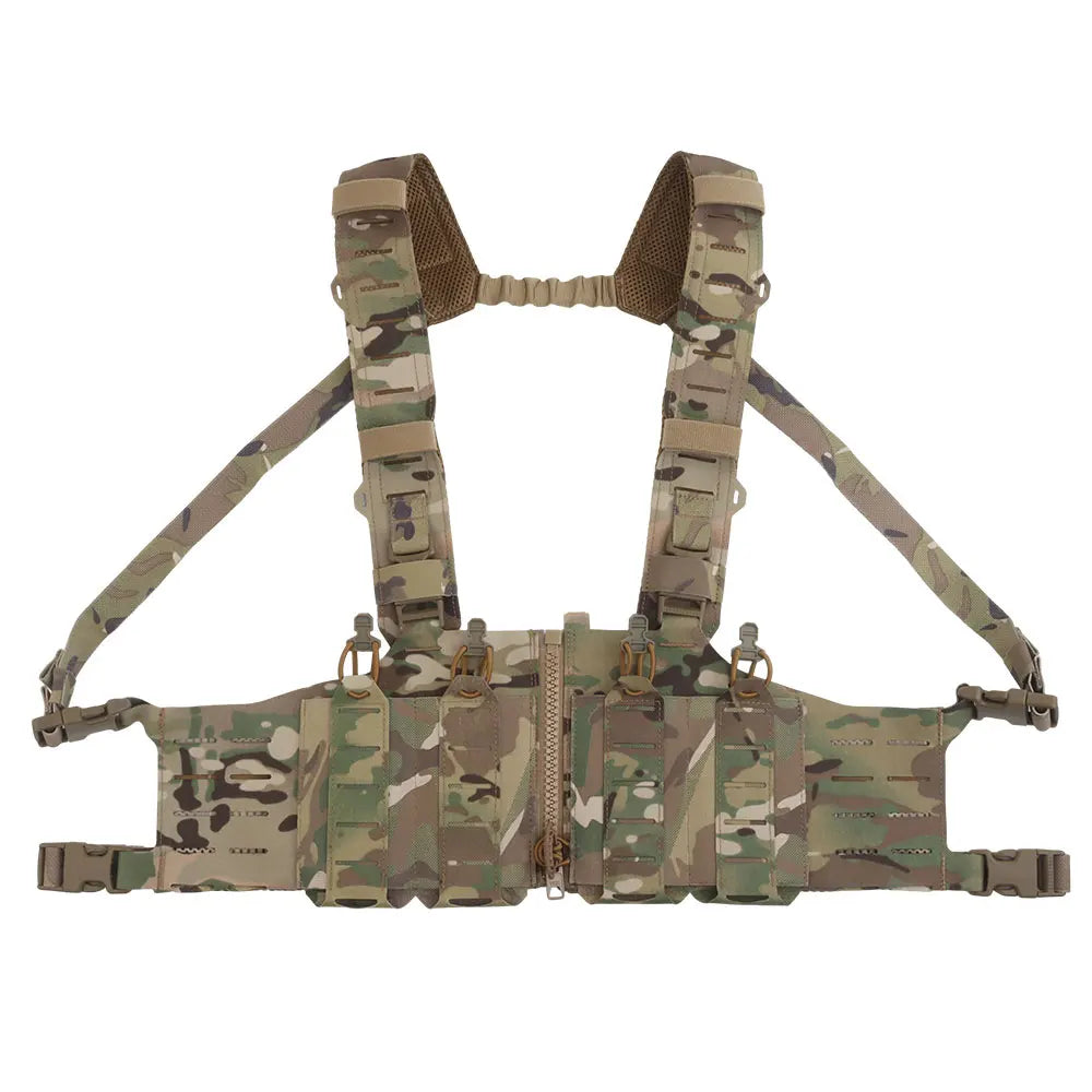 Chest rig tactique MOLLE VE-96 en Cordura – Léger et réglable