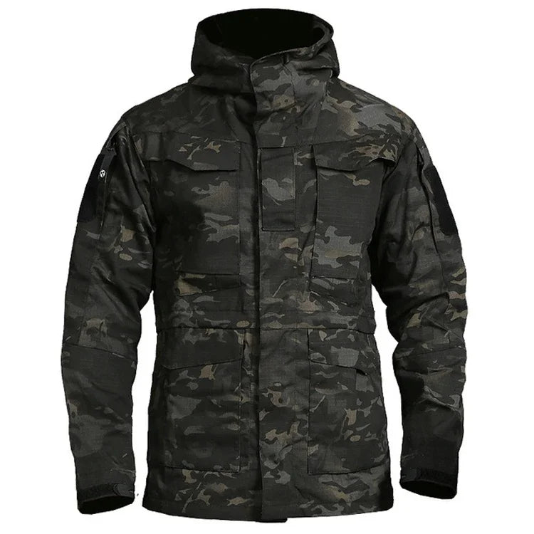 Veste Militaire Homme M65 – Tactique & Résistante | Coupe-Vent Imperméable avec Capuche – Style US/UK Army - BLACKBEARD OUTDOOR INDUSTRIES