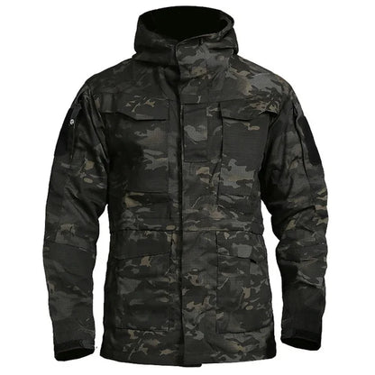 Veste Militaire Homme M65 – Tactique & Résistante | Coupe-Vent Imperméable avec Capuche – Style US/UK Army - BLACKBEARD OUTDOOR INDUSTRIES