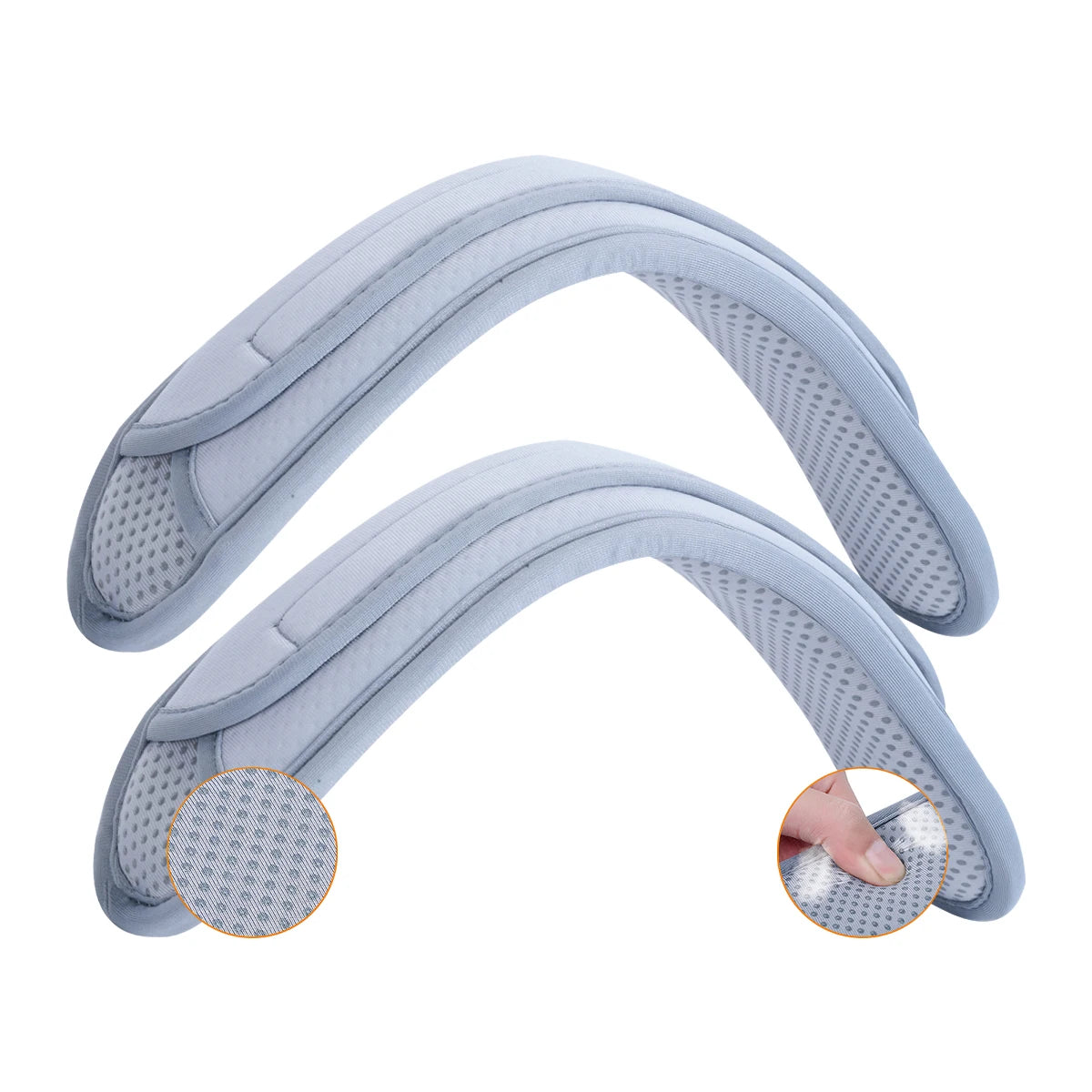 Lot de 2 Coussinets d'Épaule Universels Antidérapants – Épaulières Épaisses pour Sac à Dos, Sacs à Bandoulière, Sangles de Guitare, Sacs Ordinateur, etc. - BLACKBEARD OUTDOOR INDUSTRIES