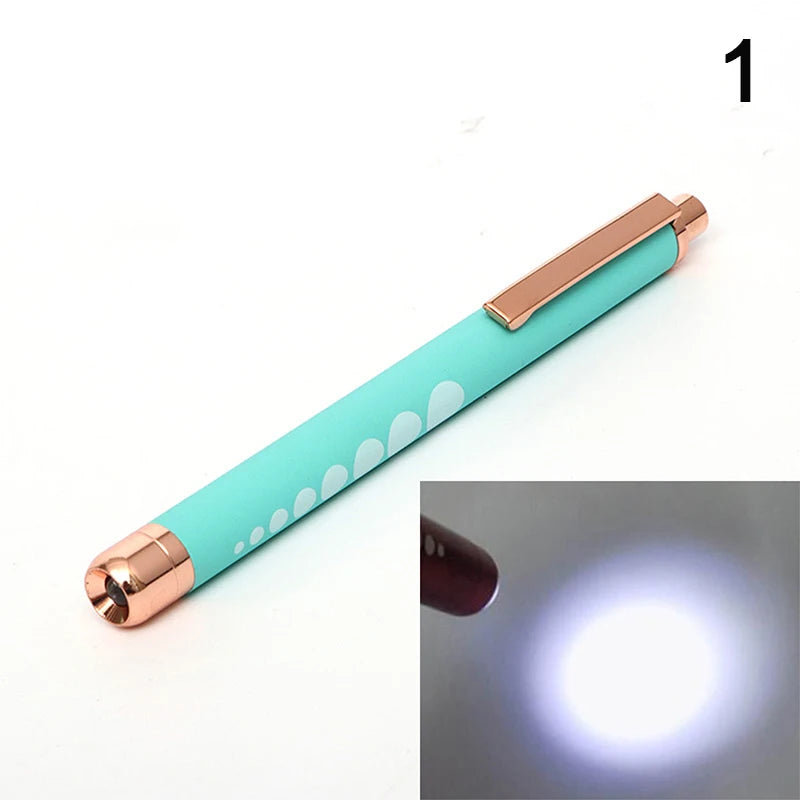 Stylo-Lampe Médical LED – Lampe de Poche Mini Infirmier & Médecin Lumière Blanche/Jaune