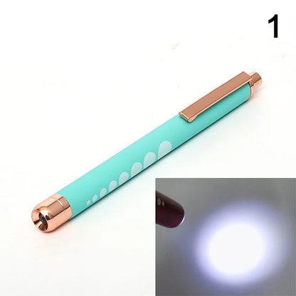 Stylo-Lampe Médical LED – Lampe de Poche Mini Infirmier & Médecin Lumière Blanche/Jaune