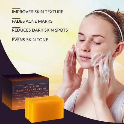 Savon nettoyant visage à l’acide kojique