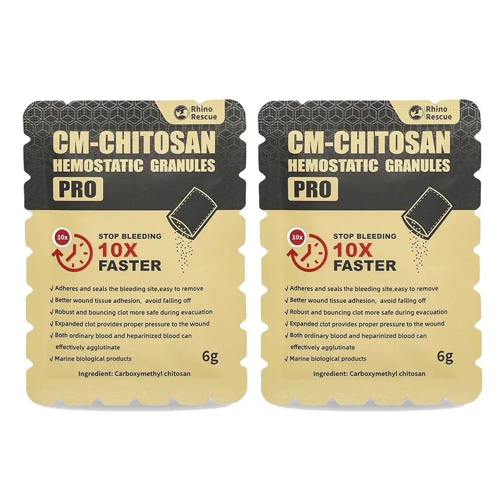 Gaze Hémostatique au Chitosane – RHINO RESCUE – 7,5 cm x 150 cm Ma boutique