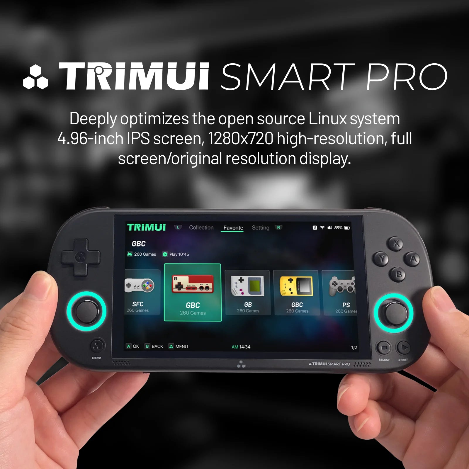 Trimui Smart Pro – Console de Jeu Portable Rétro - BLACKBEARD OUTDOOR INDUSTRIES