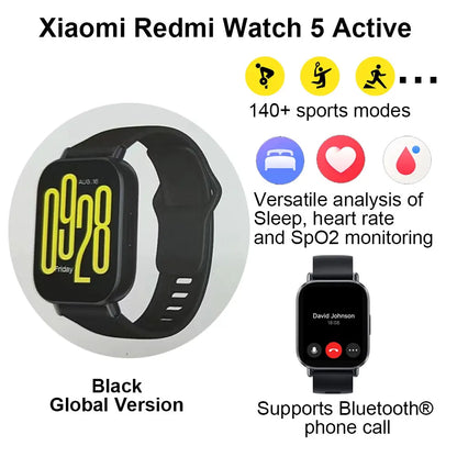 Montre Connectée Xiaomi Redmi Watch 5 Active - BLACKBEARD OUTDOOR INDUSTRIES