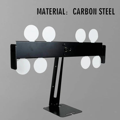 CIBLE MÉTAL RÉACTIVE LUXE – SYSTÈME SWING ET ROTATION AUTOMATIQUE POUR TIR SPORTIF Ma boutique