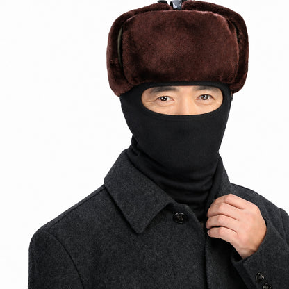 Chapka Trappeur Coupe-Vent avec Protection des Oreilles - Unisexe Outdoor