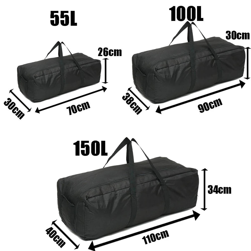 Sac de Voyage Extérieur Imperméable – 55L / 100L / 150L | Camping, Randonnée, Coffre de Voiture, Multiusage - BLACKBEARD OUTDOOR INDUSTRIES