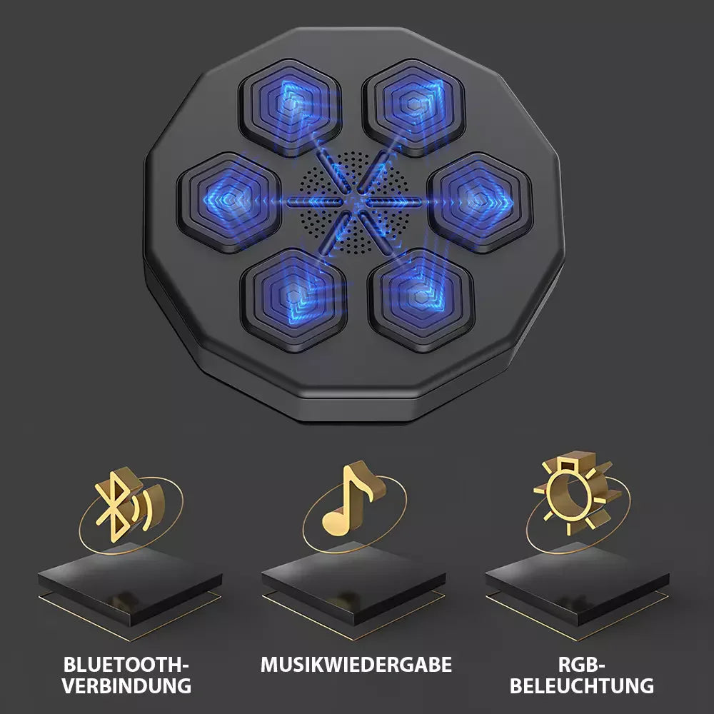 Machine de Boxe Intelligente Musicale – Cible d’Entraînement Électronique pour Réaction et Agilité BLACKBEARD OUTDOOR INDUSTRIES