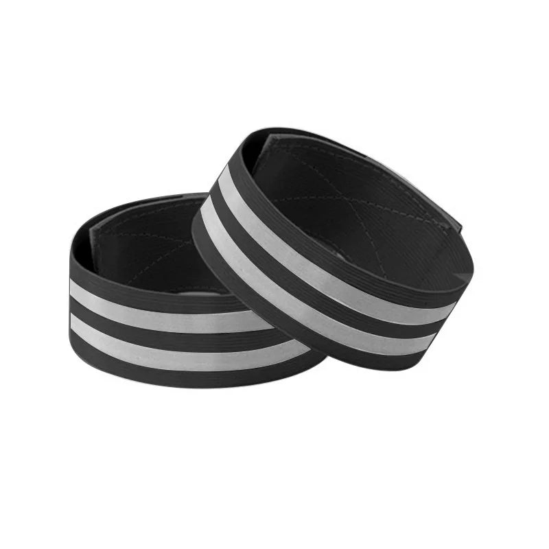 2PCS Brassards Réfléchissants à LED – Pour Running, Vélo, Randonnée - BLACKBEARD OUTDOOR INDUSTRIES