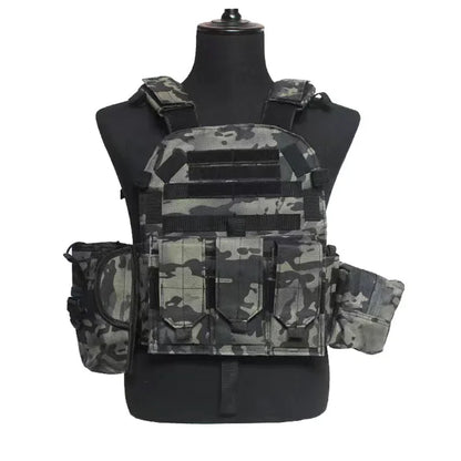 Gilet porte-plaques tactique 6094 MOLLE réglable