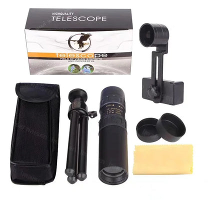 Monoculaire Tactique 10-300x Zoom HD — Télescope Portable Longue Portée Chasse Surveillance - BLACKBEARD OUTDOOR INDUSTRIES