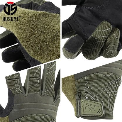Gants Tactiques Respirants Doigts Complets - Compatibles Écran Tactile