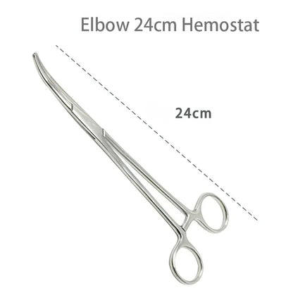 Pinces hémostatiques en acier inoxydable 1 pièce - Outil chirurgical, pinces de verrouillage courbées/droites pour pêche