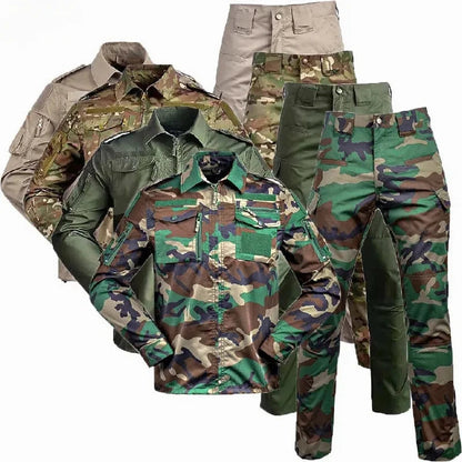 Uniforme Tactique BDU - Ensemble Camouflage avec Chemise et Pantalon | Vêtements de Randonnée, Chasse, Entraînement et Airsoft BLACKBEARD OUTDOOR INDUSTRIES