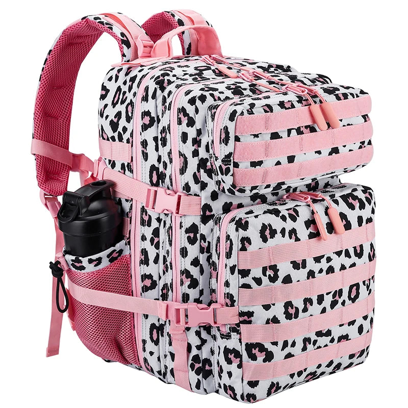 Sac à dos tactique 45 L avec système MOLLE et compartiment PC