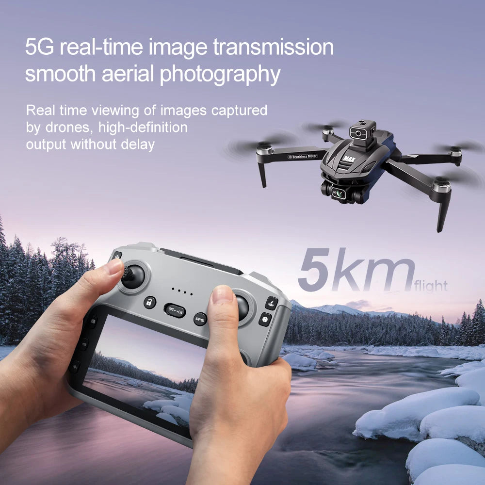 2025 V168 Pro MAX GPS Drone 8K Professional HD Camera 5G WIFI FPV 360° Ma boutique