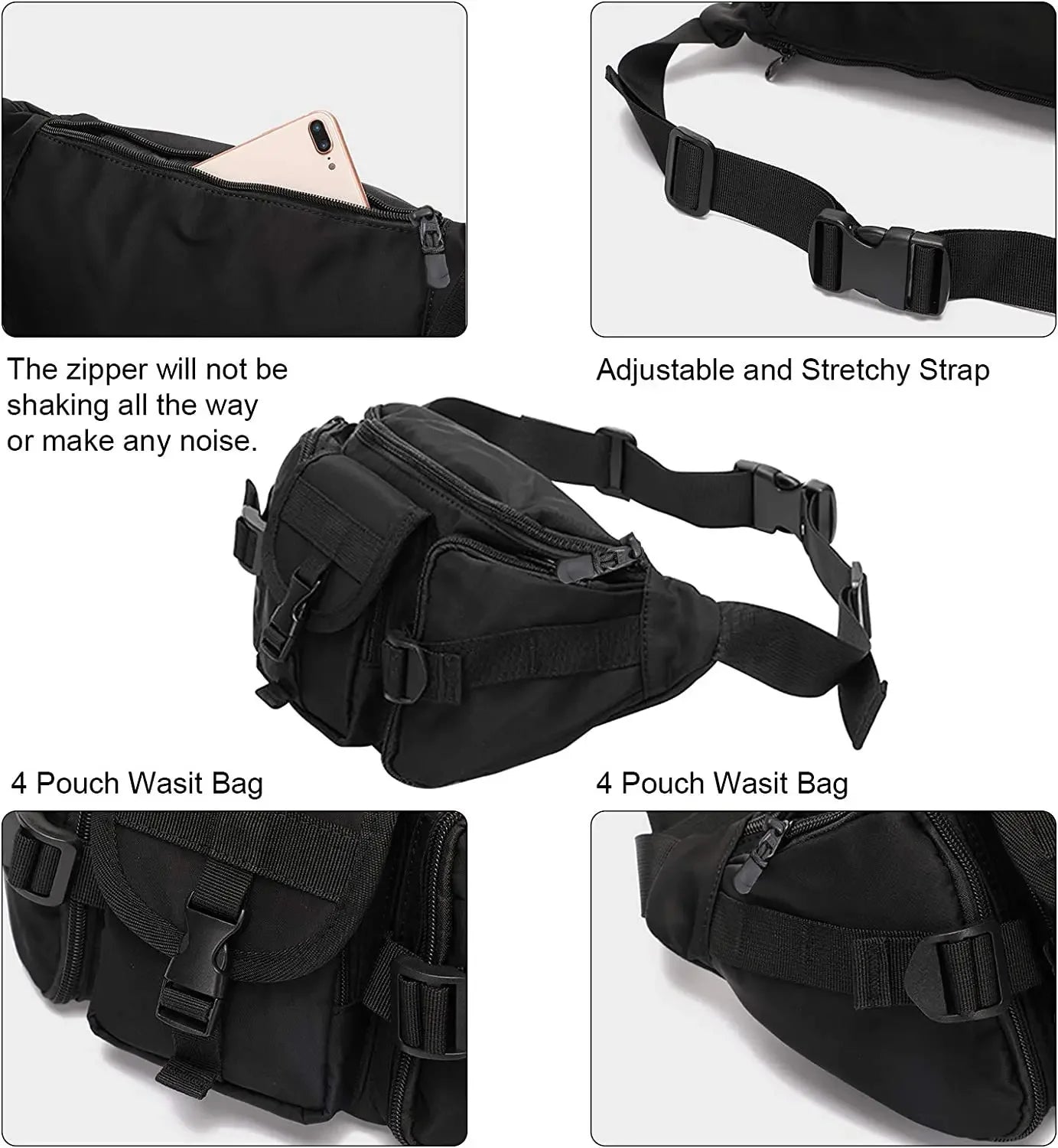 Sac Tactique Ceinture Outdoor – Étanche et Camouflage - BLACKBEARD OUTDOOR INDUSTRIES