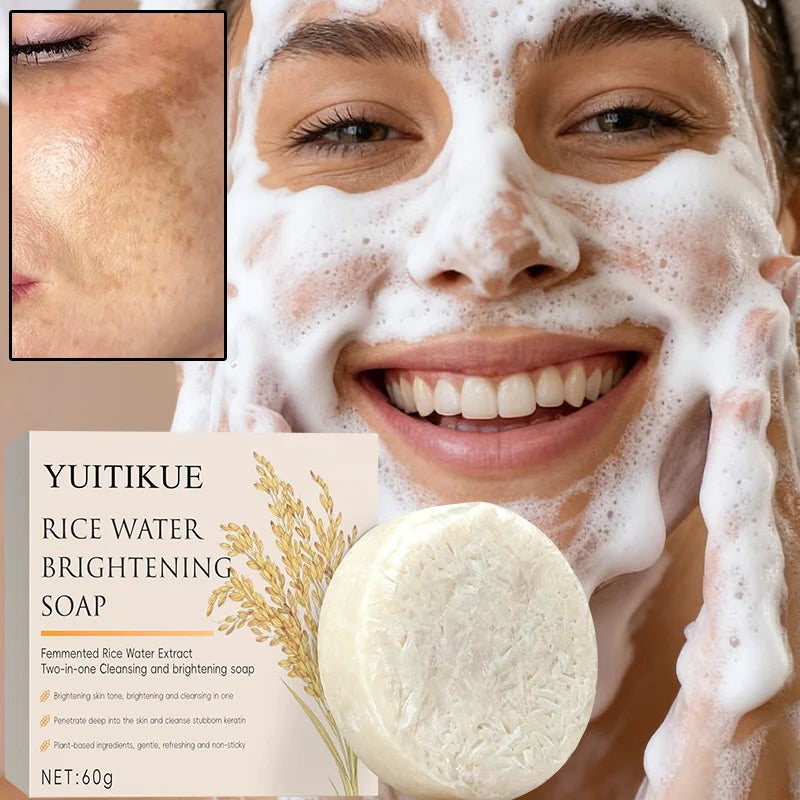 Savon à l’eau de riz fermentée et acide kojique 60 g