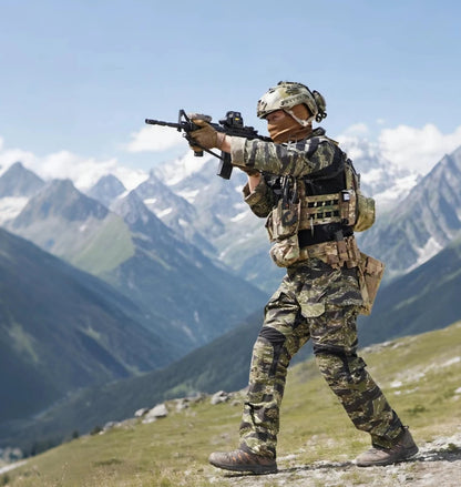 Ensemble Tactique Tom Jungle Tiger GEN3 - Vêtements de Combat Outdoor Résistants aux Déchirures, Pantalons G3 + Veste GEN3, Durable et Confortable BLACKBEARD OUTDOOR INDUSTRIES