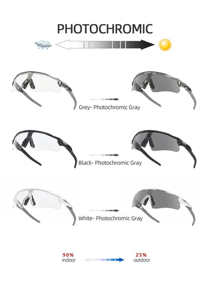 Lunettes de Cyclisme Polarisées Photochromiques M301 — Performance et Protection Totales pour les Passionnés de Plein Air - BLACKBEARD OUTDOOR INDUSTRIES