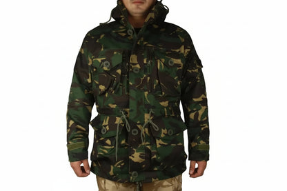 Parka de treillis camouflage britannique pour homme