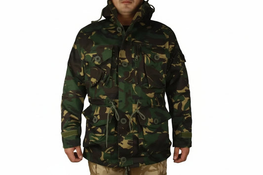 Parka de treillis camouflage britannique pour homme