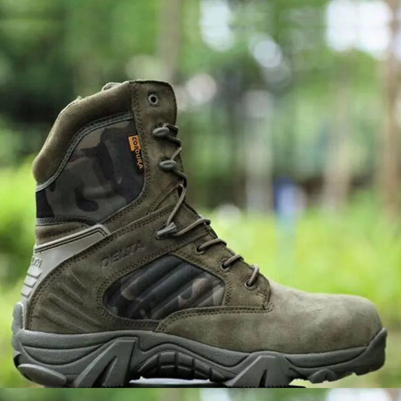 Bottes Tactiques Camouflage Homme – Chaussures de Randonnée Combat Outdoor Unisexe