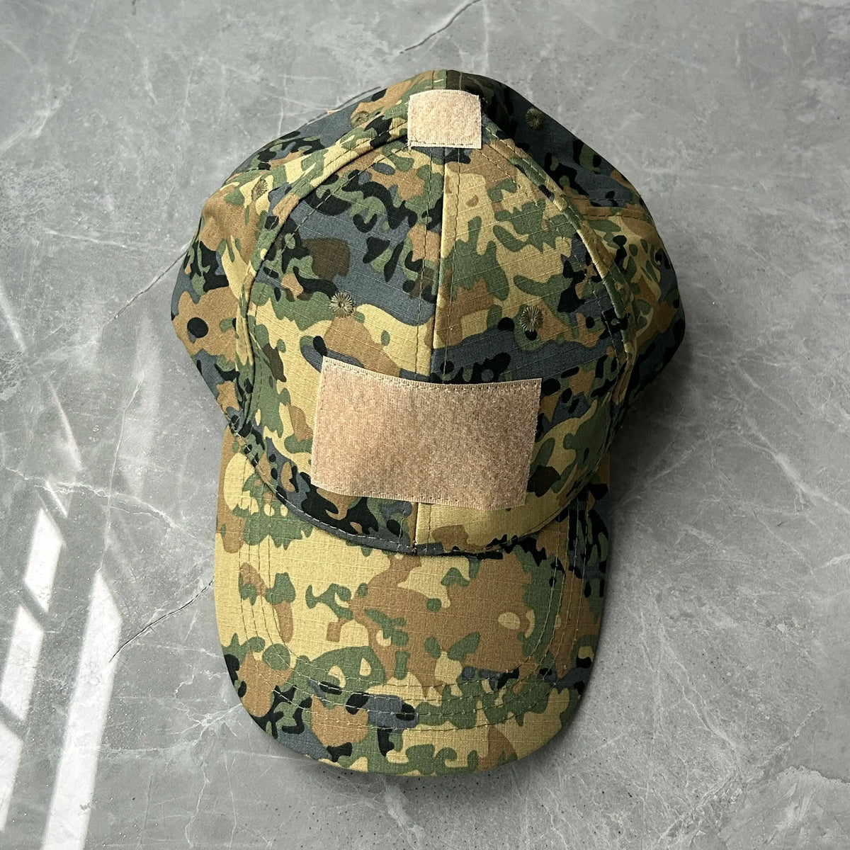 Casquette camouflage réglable en nylon et coton, 13 motifs