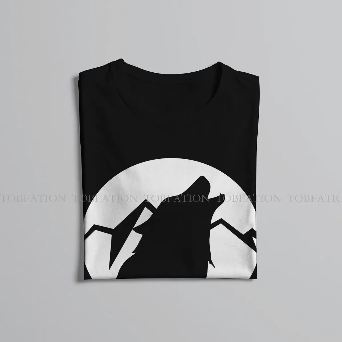T-Shirt Coton Pur Borz Loup Tchétchène – Streetwear Harajuku, Col Rond | S à 6XL | 10 Coloris - BLACKBEARD OUTDOOR INDUSTRIES