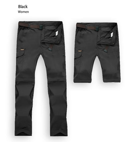 Pantalon Tactique Femme 2-en-1 – Séchage Rapide, Imperméable, Convertible Short - BLACKBEARD OUTDOOR INDUSTRIES