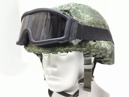 Lunettes tactiques EMR pour casque 6B47, 1 ou 3 verres