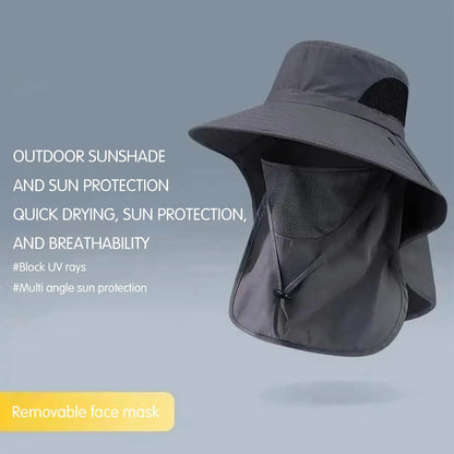 Bob cagoule femme avec couvre-nuque et protection solaire