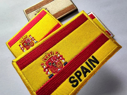 Patch Brodé Drapeau Espagnol – Patch Velcro 3D Écologique, Idéal pour Vêtements, Sacs, Accessoires et DIY - BLACKBEARD OUTDOOR INDUSTRIES