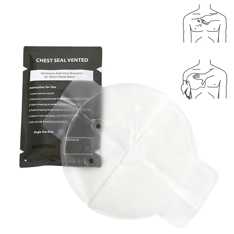 Pansement thoracique occlusif avec ou sans évent