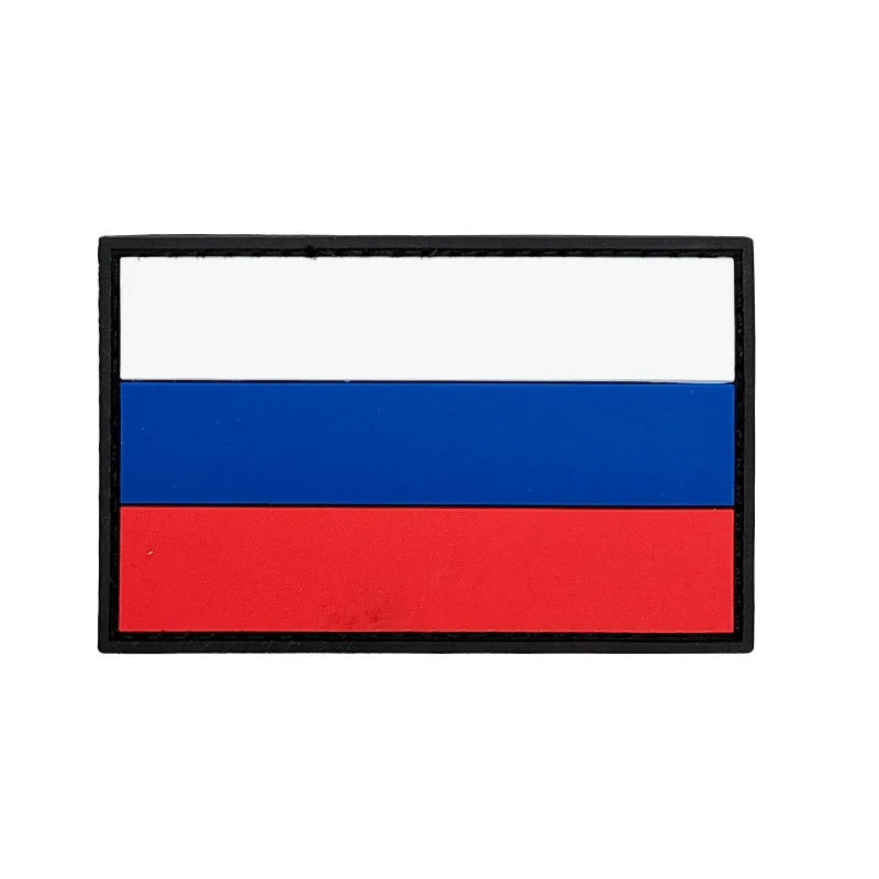 Patch PVC 3D Tactique Russe & Tchétchène – Hook & Loop | 8×5 cm | 9 Designs | Insigne Morale - BLACKBEARD OUTDOOR INDUSTRIES