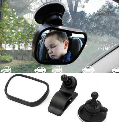 Miroir Voiture 2-en-1 pour Enfants – Rétroviseur de Surveillance Bébé Siège Arrière - BLACKBEARD OUTDOOR INDUSTRIES