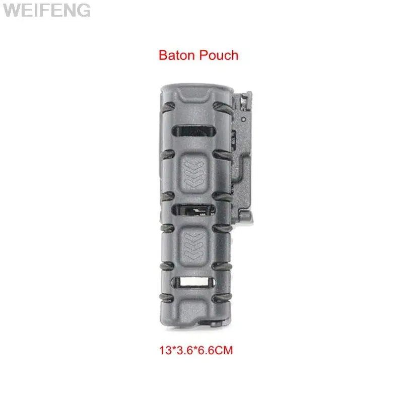 Holder Multifonction Molle pour Spray, Lampe de Poche et Baton - Rotation à 360° - Clip de Ceinture Police - Outil de Défense Personnel BLACKBEARD OUTDOOR INDUSTRIES