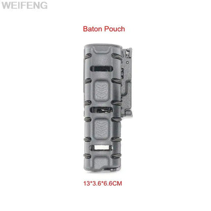 Holder Multifonction Molle pour Spray, Lampe de Poche et Baton - Rotation à 360° - Clip de Ceinture Police - Outil de Défense Personnel BLACKBEARD OUTDOOR INDUSTRIES