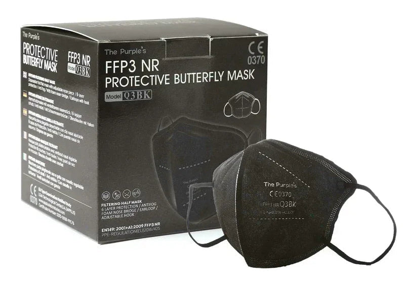 Masque FFP2 KN95 5 Couches CE – Protection Respiratoire Poussières, Fumées & Incendie - BLACKBEARD OUTDOOR INDUSTRIES
