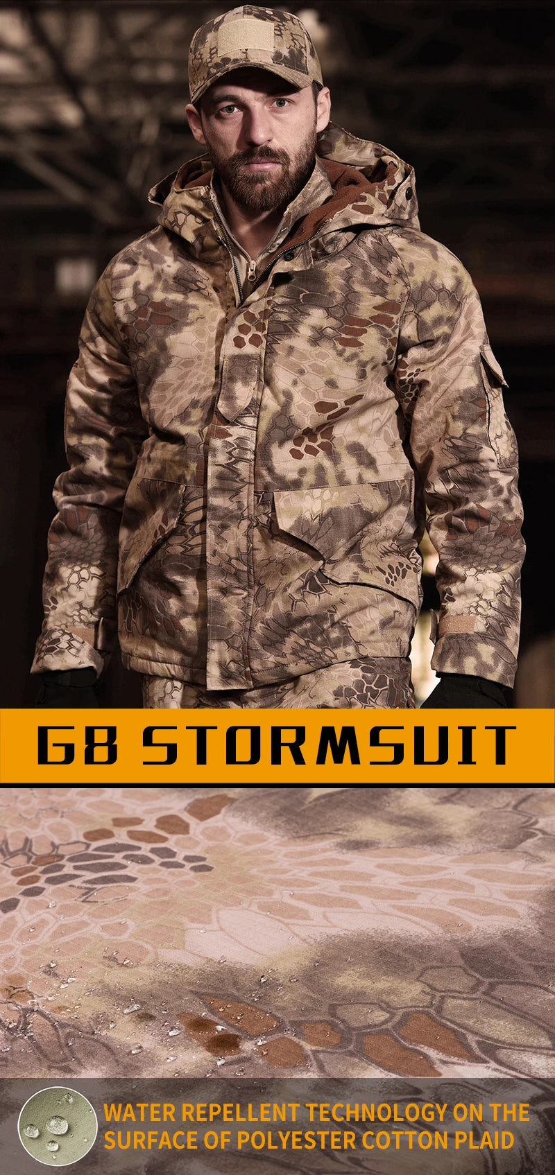 Veste Tactique Homme Hiver – HAN WILD Camouflage | Softshell | Polaire | Coupe-Vent | Randonnée | Chasse | Outdoor - BLACKBEARD OUTDOOR INDUSTRIES
