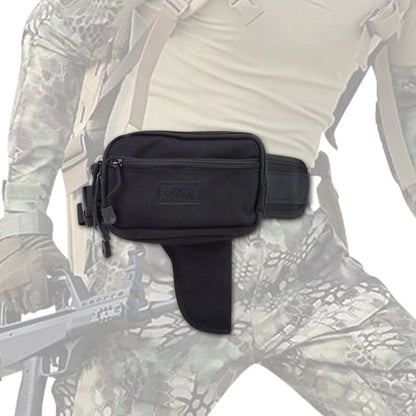 Sacoche banane tactique discrète avec poche holster