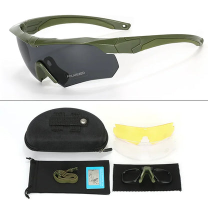 Lunettes tactiques, verres PC ou polarisés