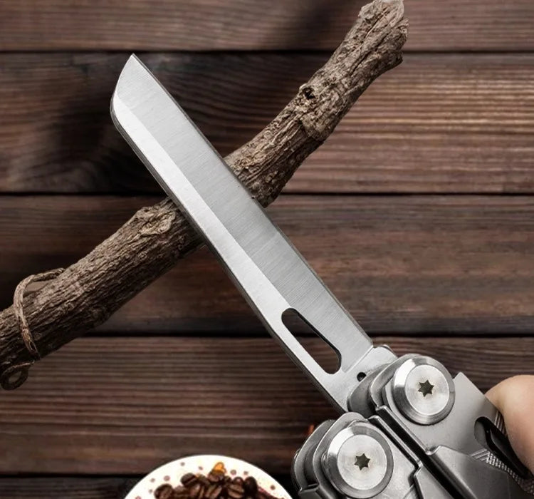 Outdoor Camping Multi Tools Folding Survival Gear Plier Knife Wire Stripper Outdoor Mini Portable Hand Tools Knife, Scissors ﻿ BLACKBEARD OUTDOOR INDUSTRIES