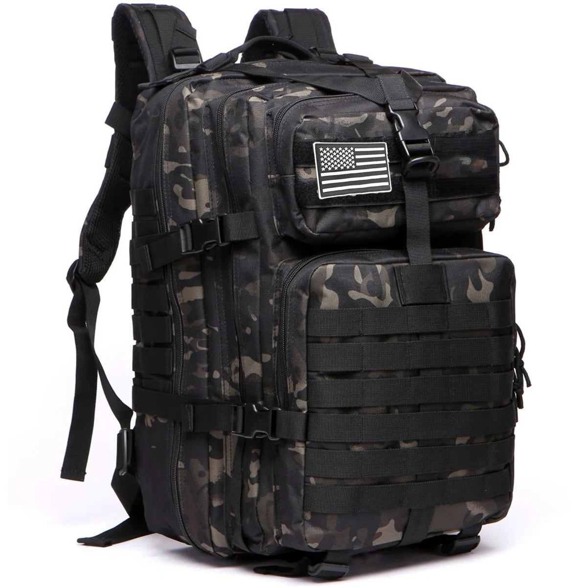Sac à Dos Thuram 25L/50L – Nylon Résistant et Imperméable, Sac Tactique pour Sports, Randonnée, Pêche, Chasse et Camping - BLACKBEARD OUTDOOR INDUSTRIES